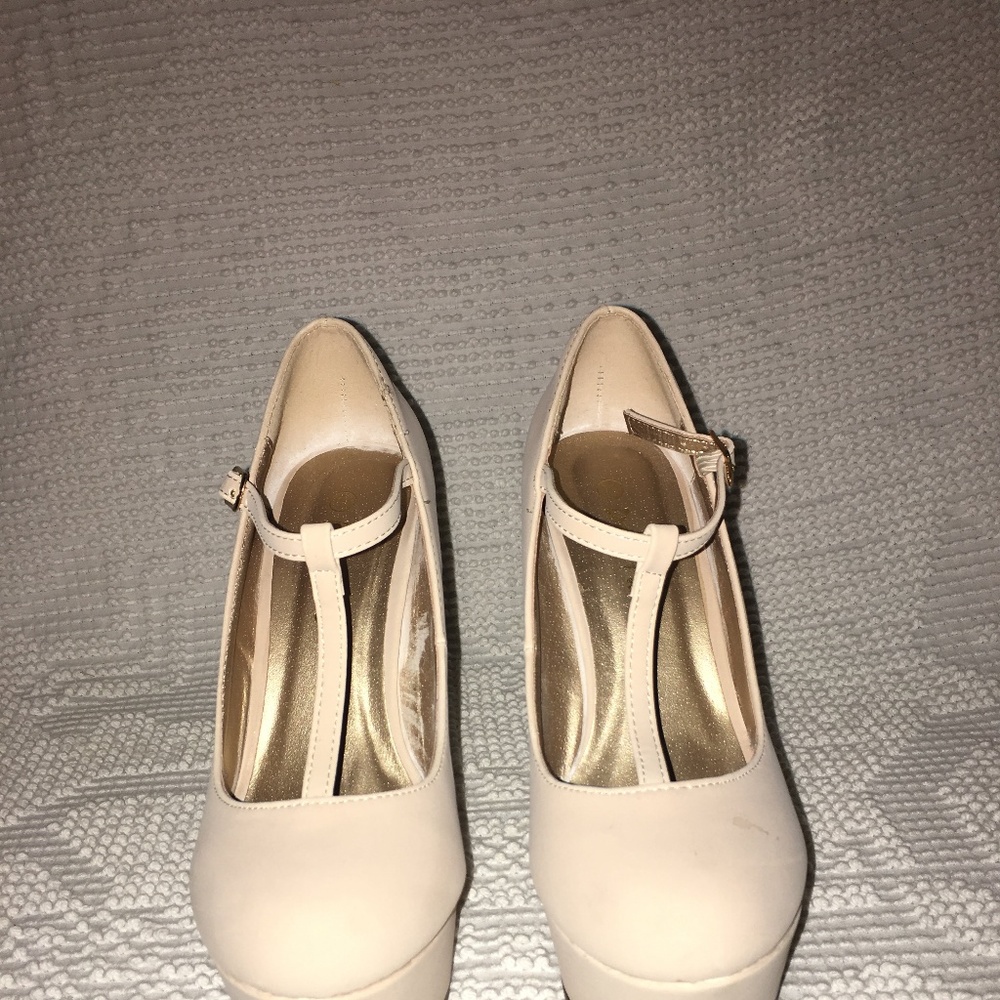 T-Strap Wedge Heels